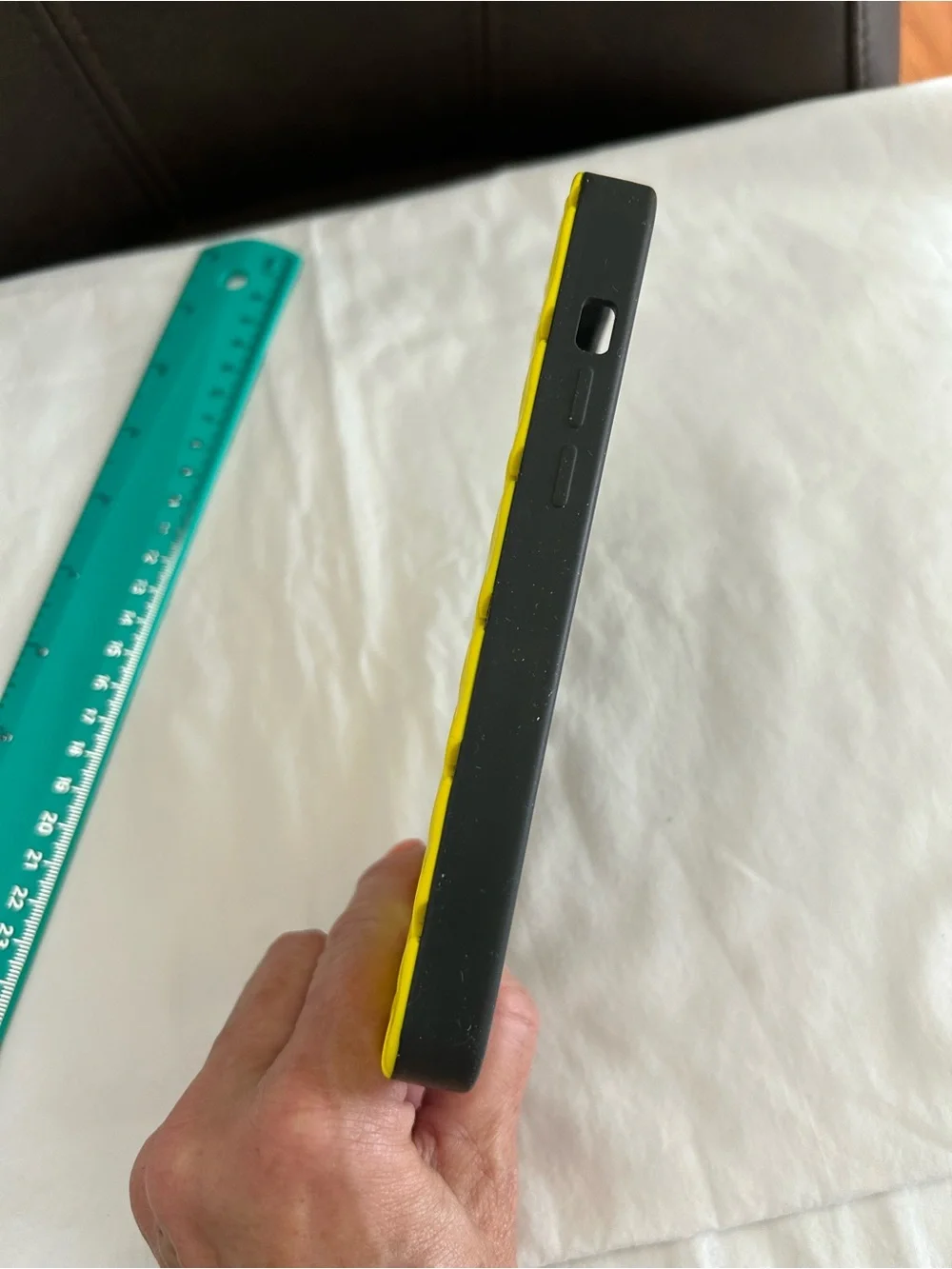 Bottega Veneta Yellow Silicone iPhone Case